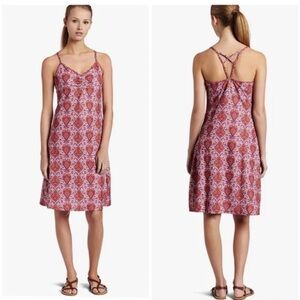 Prana Sonja Dress - Orange/Pink - M